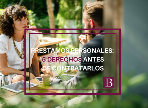 Contratar préstamo personal información previa