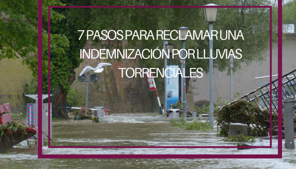 reclamar indemnización lluvias valencia