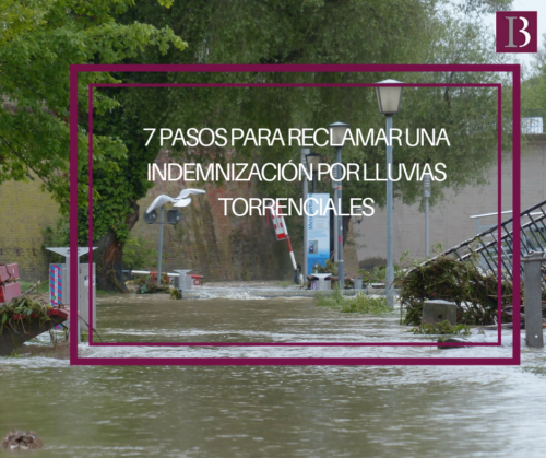 reclamar indemnización lluvias valencia